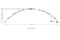 Supa-Span Arched Drawing