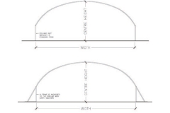 Rapid-Span Post/Ground Mounted Drawing